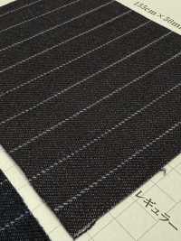 810-YWG Quần Vải Bò Kẻ Sọc đục Lỗ 11oz Dệt May Yoshiwa Ảnh phụ