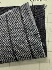 810-YWG Quần Vải Bò Kẻ Sọc đục Lỗ 11oz Dệt May Yoshiwa Ảnh phụ