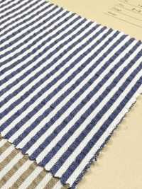 A-8172 Kẻ Sọc Vải Sọc Nhăn Cotton Hữu Cơ ARINOBE CO., LTD. Ảnh phụ