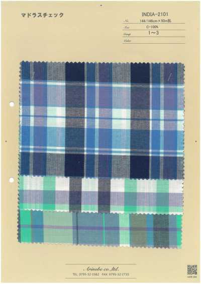 INDIA-2101 Kẻ Caro Madras