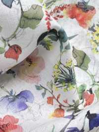 DP-5000-3 60 Vải Cotton Lawn Tranh In Kỹ Thuật Số Màu Nước Hoa Cỏ Hokkoh Ảnh phụ