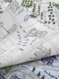 DP-5000-5 60 Mẫu Bản đồ In Kỹ Thuật Số Vải Cotton Lawn Hokkoh Ảnh phụ