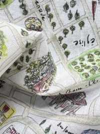 DP-5000-5 60 Mẫu Bản đồ In Kỹ Thuật Số Vải Cotton Lawn Hokkoh Ảnh phụ