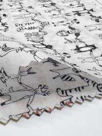 1026-625-10 60 Con Vật Vải Cotton Lawn Nắm Tay Nhau Hokkoh Ảnh phụ