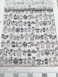 1026-625-10 60 Con Vật Vải Cotton Lawn Nắm Tay Nhau Hokkoh Ảnh phụ