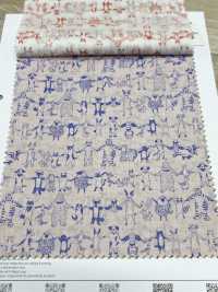 1026-625-10 60 Con Vật Vải Cotton Lawn Nắm Tay Nhau Hokkoh Ảnh phụ