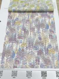 1026-625-11 60 Khu Rừng đầy Màu Sắc Vải Cotton Lawn Hokkoh Ảnh phụ