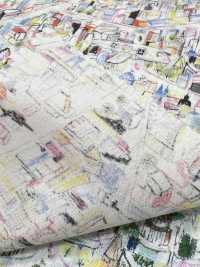 1026-625-12 60 Vải Cotton Lawn Du Lịch Hàng Không Hokkoh Ảnh phụ