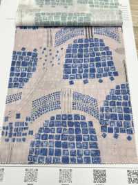 1026-625-14 60 Vải Cotton Lawn Hoa Gạch Cỏ Hokkoh Ảnh phụ