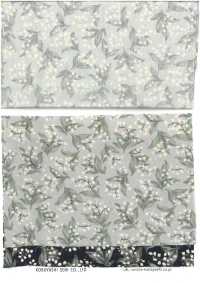 KTS7135 Vải Broadcloth Họa Tiết Hoa Nhỏ Và Hình Mèo Kobayashi Bông Ảnh phụ