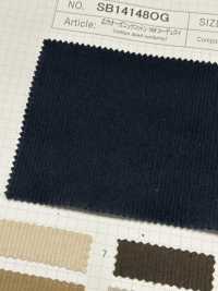 SB14148OG Nhung Tăm Nhung Kẻ Cotton Hữu Cơ Khổ Rộng 14W[Vải] SHIBAYA Ảnh phụ