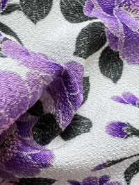 KKP2338-D-YAEZAKURA Hoa Anh đào đôi Futako Vải Chirimen Uni Textile Ảnh phụ