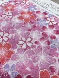 KKP2338-D-MAIZAKURA Futako Vải Chirimen Mai Sakura Uni Textile Ảnh phụ