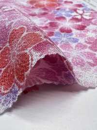 KKP2338-D-MAIZAKURA Futako Vải Chirimen Mai Sakura Uni Textile Ảnh phụ