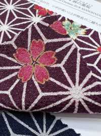 KKP2338-D-ASANOHA Bộ Sưu Tập Kho Báu Futako Vải Chirimen Uni Textile Ảnh phụ