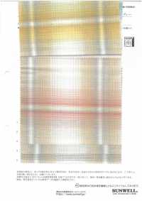 35527 Vải Cotton/lanh/ Ramie Vải Cotton Lawn Cơ Nhuộm Sợi Màu Ombre Nhạt SUNWELL Ảnh phụ