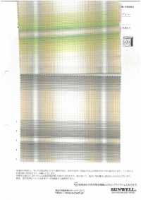 35527 Vải Cotton/lanh/ Ramie Vải Cotton Lawn Cơ Nhuộm Sợi Màu Ombre Nhạt SUNWELL Ảnh phụ