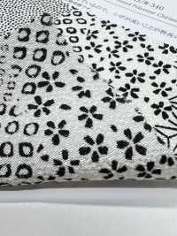 KKP3338-D340 Vải Chirimen Chirimen® Uni Textile Ảnh phụ