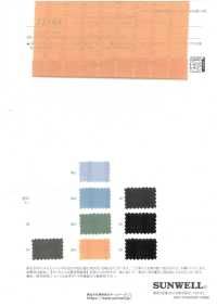 11564 Vải Cotton/lanh Vải Sọc Nhăn Kẻ Sọc Sóng đã Giặt SUNWELL Ảnh phụ