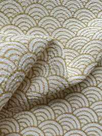 KKP3338-D-SEIKAIHA Futako Vải Chirimen Seigaiha Uni Textile Ảnh phụ