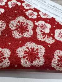 KKP3338-D-UMEARARE Bánh Gạo Mận Futako Vải Chirimen Uni Textile Ảnh phụ