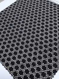 KKP3338-D-KAGOME Futako Vải Chirimen Kagome Komon Uni Textile Ảnh phụ