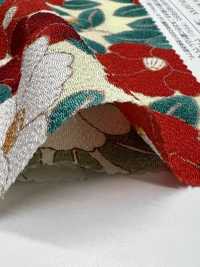 KKP2338-D-MODANTBK Futako Vải Chirimen Hoa Trà Hiện đại Uni Textile Ảnh phụ