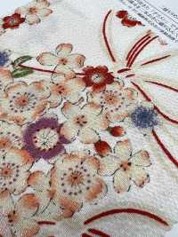 KKP2338-D-SKRMSB Futako Vải Chirimen Sakura Musubi Uni Textile Ảnh phụ