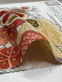 KKP2338-D-SYOCHIKU Futako Vải Chirimen Thông, Tre Và Mận Uni Textile Ảnh phụ