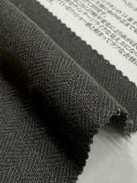 OJE253343 Vải Lanh Cotton Ramie Dệt Xương Cá Cổ điển đã Giặt Oharayaseni Ảnh phụ