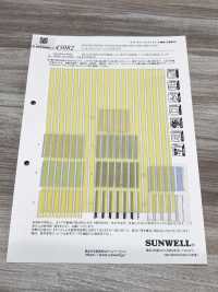 45082 Sylphy vải cotton lawn kẻ sọc[Vải] SUNWELL Ảnh phụ