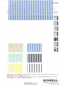 45082 Vải Cotton Lawn Kẻ Sọc Sylphy SUNWELL Ảnh phụ