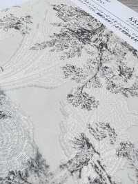 KKP4193-D301-133 Voan Chiffon Cắt Kiểu Jacquard[Vải] Uni Textile Ảnh phụ