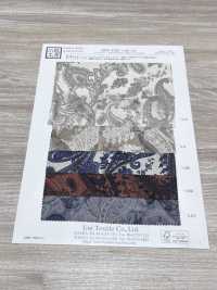 KKP4193-D301-151 Voan Chiffon Cắt Kiểu Jacquard[Vải] Uni Textile Ảnh phụ