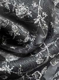 KKP4193-D301-75 Voan Chiffon Cắt Kiểu Jacquard[Vải] Uni Textile Ảnh phụ