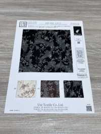 KKP4193-D301-75 Voan Chiffon Cắt Kiểu Jacquard[Vải] Uni Textile Ảnh phụ