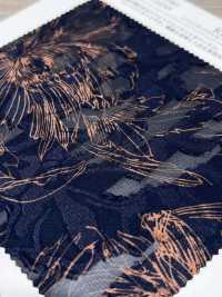 KKP4193-D304-63 Voan Chiffon Cắt Kiểu Jacquard[Vải] Uni Textile Ảnh phụ