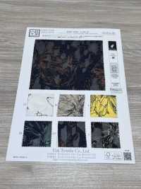 KKP4193-D304-63 Voan Chiffon Cắt Kiểu Jacquard[Vải] Uni Textile Ảnh phụ