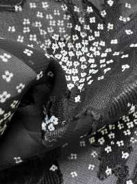 KKP4193-D100-93 Voan Chiffon Cắt Kiểu Jacquard[Vải] Uni Textile Ảnh phụ