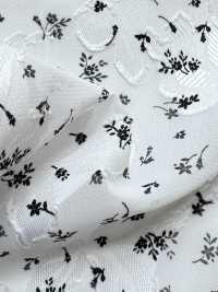 KKP4193-D100-97 Voan Chiffon Cắt Kiểu Jacquard[Vải] Uni Textile Ảnh phụ