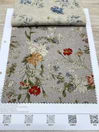 7026-1710-4 Vải Mộc CL, Họa Tiết Thực Vật. Hokkoh Ảnh phụ