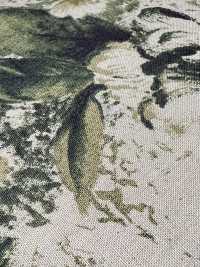 7026-1730-1 Vải Mộc Sợi Gai Pha Lanh Với Họa Tiết Hoa Lớn. Hokkoh Ảnh phụ