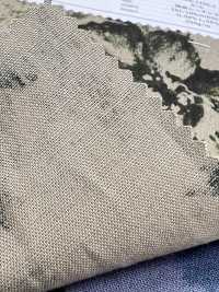 7026-1730-1 Vải Mộc Sợi Gai Pha Lanh Với Họa Tiết Hoa Lớn. Hokkoh Ảnh phụ