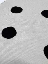 7026-1720-6 21W Corduroy Kẻ Sọc Vẽ Tay Hình Tròn[Vải] Hokkoh Ảnh phụ