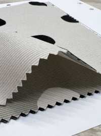 7026-1720-6 21W Corduroy Kẻ Sọc Vẽ Tay Hình Tròn[Vải] Hokkoh Ảnh phụ