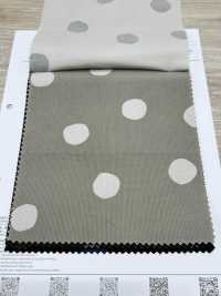 7026-1720-6 21W Corduroy Kẻ Sọc Vẽ Tay Hình Tròn[Vải] Hokkoh Ảnh phụ