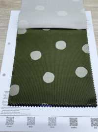 7026-1720-6 21W Corduroy Kẻ Sọc Vẽ Tay Hình Tròn[Vải] Hokkoh Ảnh phụ