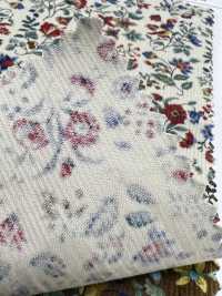 4026-1755-2 21W Vải Nhung Kẻ Họa Corduroy Và Chim Hokkoh Ảnh phụ