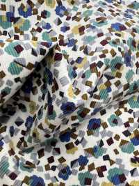 4026-1755-3 21W Vải Corduroy, Họa Tiết Hình Học, Hoa Văn Hokkoh Ảnh phụ