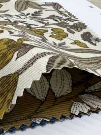 4026-1755-5 21W Corduroy Kẻ Thêu Họa Tiết Hoa[Vải] Hokkoh Ảnh phụ